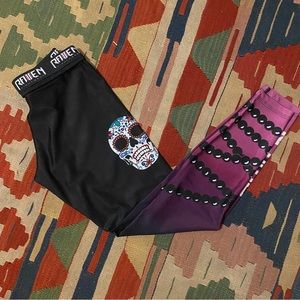 Women’s Raven Fightwear Spats BJJ Nogi  LA CALAVERA CATRINA